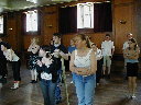 Cast rehersing in London