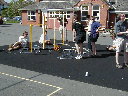Crew playing